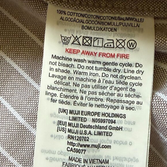 Muji Button up - Picture 4 of 4